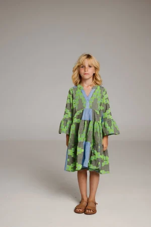 Devotion TWINS Ella Mini-Blue/Green^Women Mommy & Me