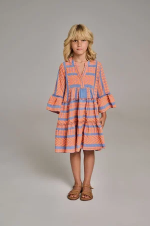 Devotion TWINS Ella Mini-Orange/Blue^Women Mommy & Me