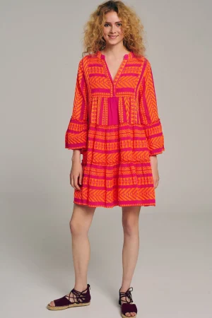Devotion TWINS Ella Short-N.Orange/Fushia^Women Mommy & Me