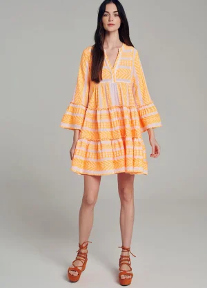 Devotion TWINS Ella Short-N.Or-N.Lime/White^Women Dresses