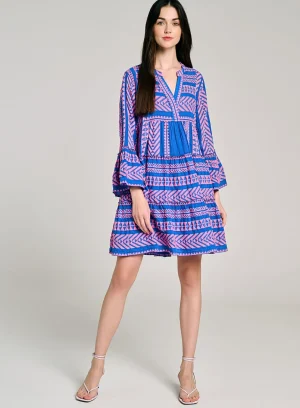 Devotion TWINS Ella Short-N.Pink-B.Bl/Blue^Women Dresses