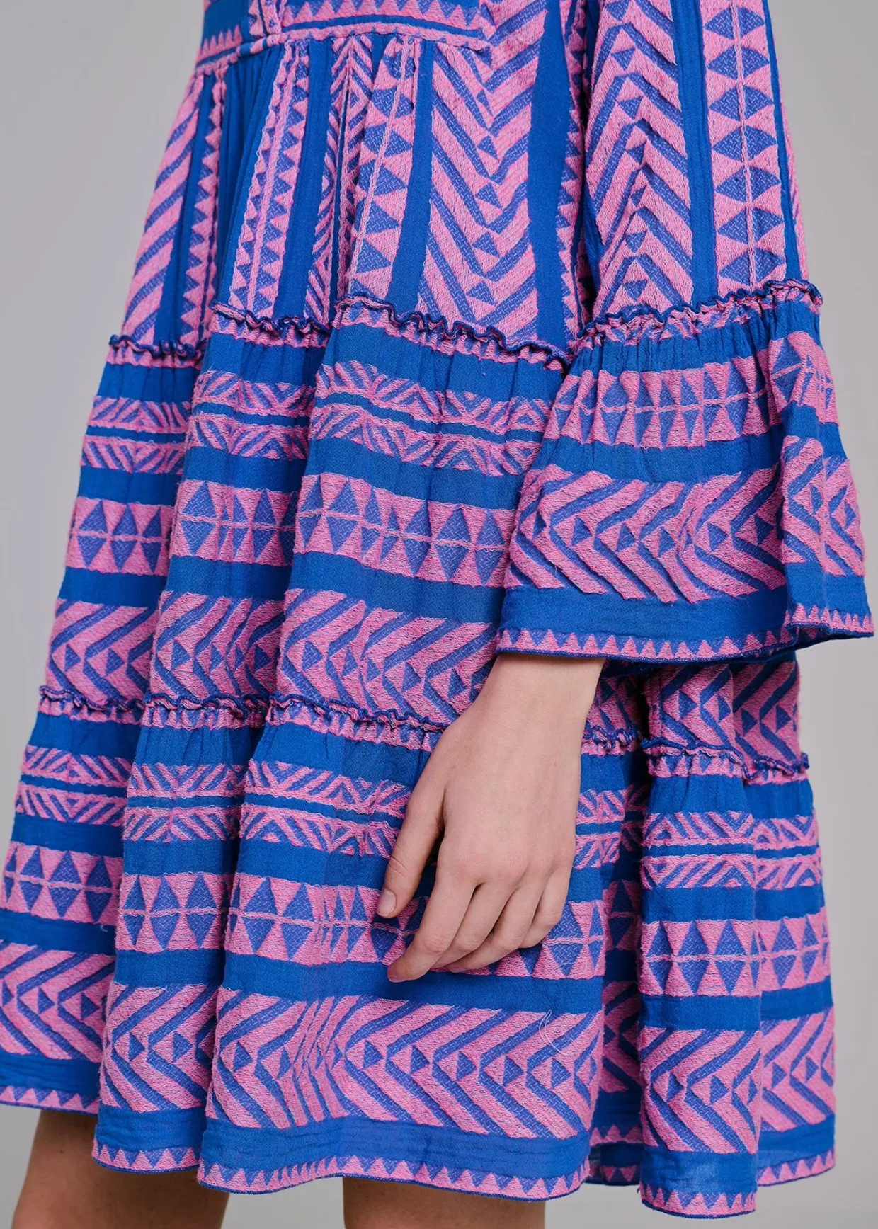 Devotion TWINS Ella Short-N.Pink-B.Bl/Blue^Women Dresses