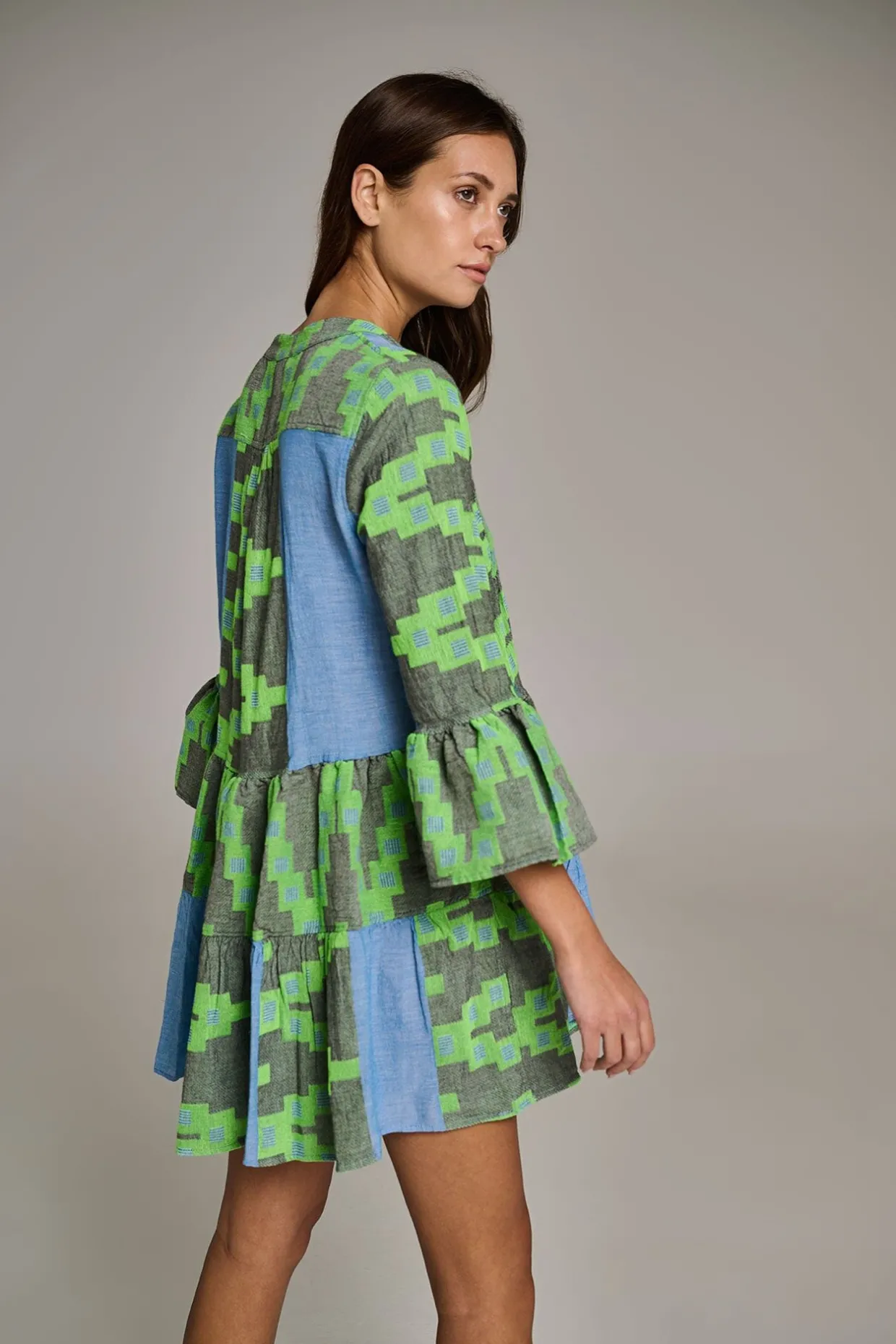 Devotion TWINS Ella-Blue/Green^Women Mommy & Me