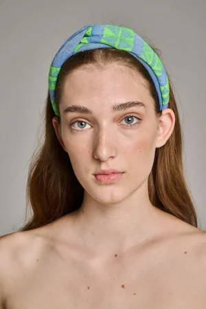 Devotion TWINS Twist Hairband-Green/Blue^Women Accessoires